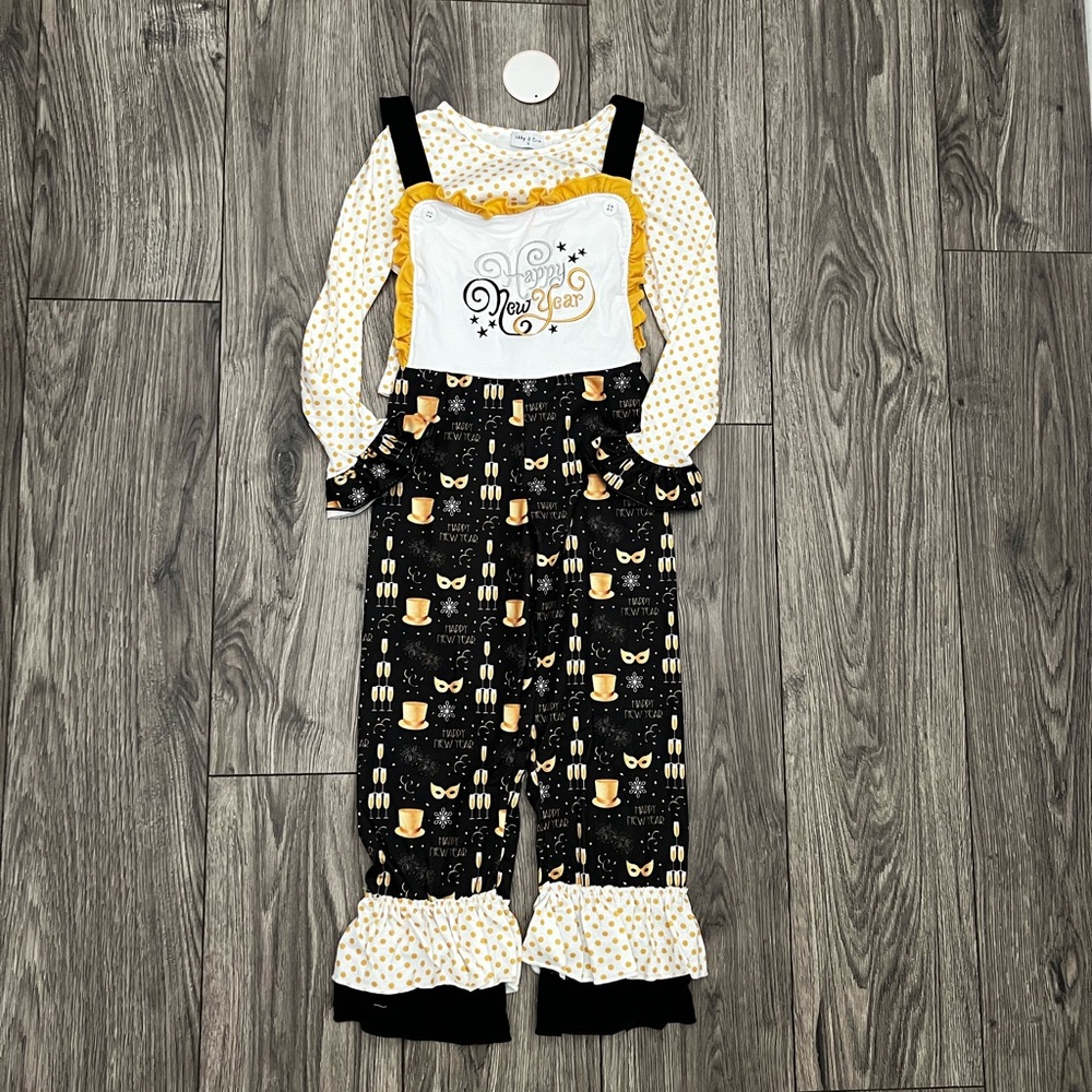 Happy new year romper